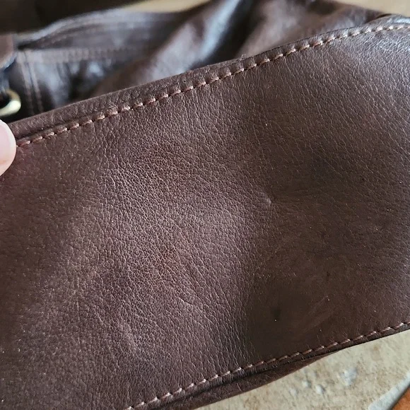 Sundance Made In Italy Brown Leather Shoulder Bag - Picture 4 of 12